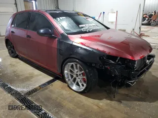 2015 Volkswagen Golf GTI Autobahn w/Performance Pkg with VIN 3VW447AU6FM103264, listed as a Copart auction lot 87304994 with 107,783 mi miles and Salvage Title. Bid and sale history available at carsss.com. Image 4.