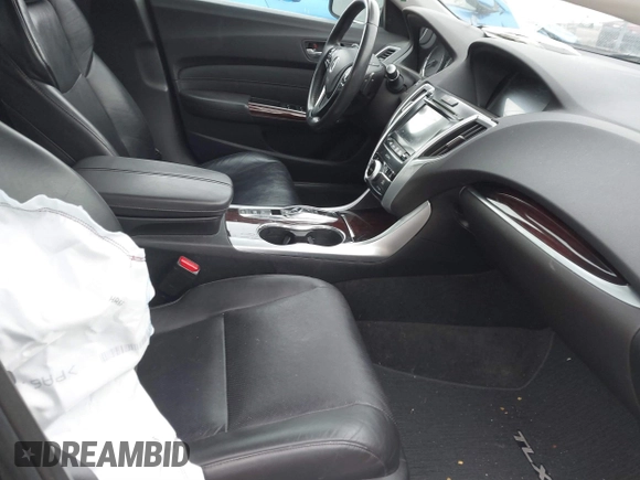 2015 Acura TLX Advance z VIN 19UUB3F73FA001830, wystawiony jako IAAI lot #41694317 z przebiegiem 172 188 mil mil oraz . Historia ofert i sprzedaży dostępna na DreamBid. Obrazek 5.