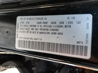 2005 Porsche Cayenne S z VIN WP1AB29P45LA66114, wystawiony jako Copart lot #68756294 z przebiegiem 79 073 mil mil oraz Nie do naprawy. Historia ofert i sprzedaży dostępna na DreamBid. Obrazek 13.