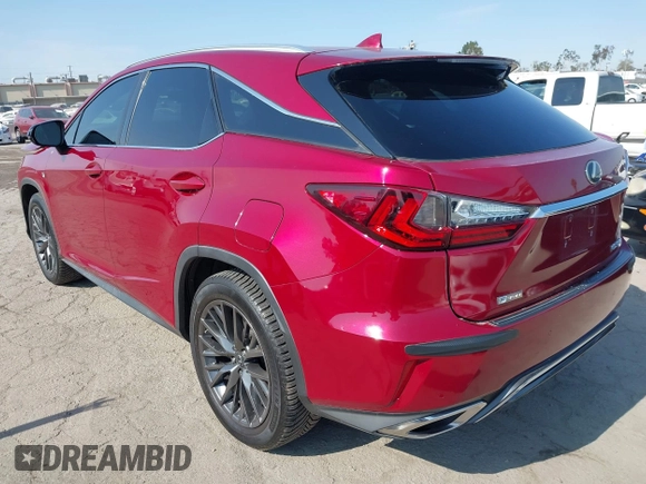 2016 Lexus RX 350 with VIN 2T2BZMCA9GC013433, listed as a IAAI auction lot 42781697 with 90,005 mi miles and . Bid and sale history available at DreamBid. Image 3.