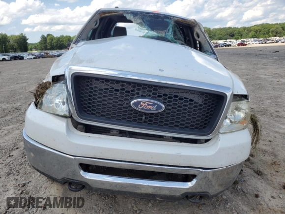 2007 Ford F-150 XLT with VIN 1FTPW14VX7FA99202, listed as a Copart auction lot 60229505 with 126,645 mi miles and Salvage title. Bid and sale history available at DreamBid. Image 5.