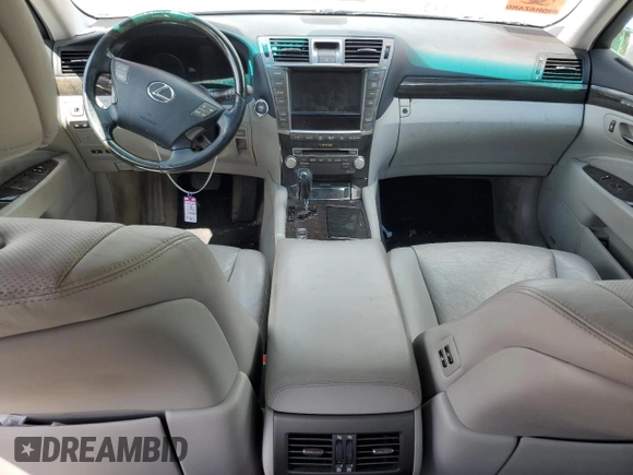2011 Lexus LS 460 with VIN JTHBL5EF6B5105009, listed as a Copart auction lot 56377035 with 99,513 mi miles and Salvage title. Bid and sale history available at DreamBid. Image 8.