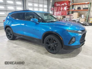 2020 Chevrolet Blazer RS z VIN 3GNKBERS4LS630614, wystawiony jako IAAI lot #41977758 z przebiegiem 50 811 mil mil oraz . Historia ofert i sprzedaży dostępna na DreamBid. Obrazek 1.