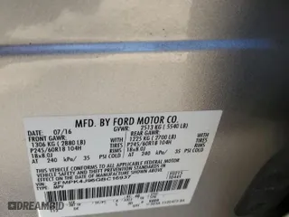 2016 Ford Edge SEL with VIN 2FMPK4J96GBC16937, listed as a Copart auction lot 53738595 with 72,054 mi miles and Clean Title. Bid and sale history available at carsss.com. Image 12.