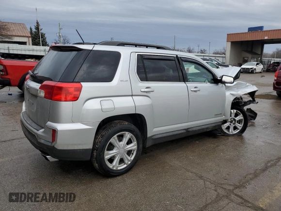 2017 GMC Terrain SLE with VIN 2GKFLNE38H6159986, listed as a Copart auction lot 46730275 with 95,918 mi miles and Salvage Title. Bid and sale history available at carsss.com. Image 3.
