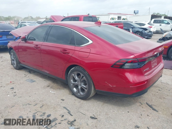 2024 Honda Accord EX with VIN 1HGCY1F30RA049494, listed as a IAAI auction lot 41945019 with 15,273 mi miles and . Bid and sale history available at DreamBid. Image 3.
