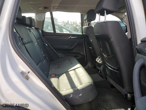 2015 BMW X3 sDrive28i with VIN 5UXWZ7C56F0F75598, listed as a Copart auction lot 50901874 with 159,939 mi miles and Salvage Title. Bid and sale history available at carsss.com. Image 10.