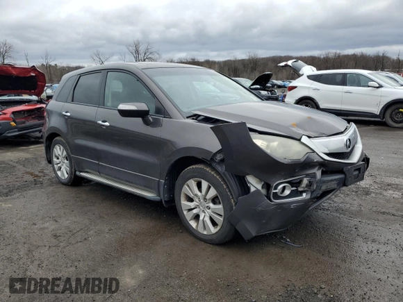 2010 Acura RDX Tech Pkg with VIN 5J8TB1H51AA002754, listed as a Copart auction lot 49439015 with 143,774 mi miles and Salvage Title. Bid and sale history available at carsss.com. Image 4.