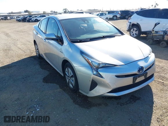 2018 Toyota Prius Two with VIN JTDKBRFU7J3073805, listed as a IAAI auction lot 41622743 with 89,027 mi miles and . Bid and sale history available at carsss.com. Image 1.
