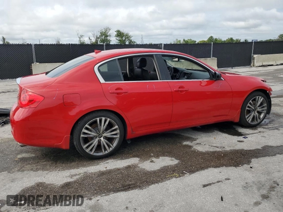2013 Infiniti G37 Journey with VIN JN1CV6AP7DM303064, listed as a Copart auction lot 56461445 with 110,465 mi miles and Salvage title. Bid and sale history available at DreamBid. Image 3.