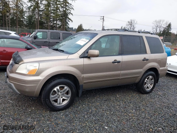 2004 Honda Pilot EX with VIN 2HKYF18694H538107, listed as a IAAI auction lot 41547655 with 254,755 mi miles. Bid and sale history available at carsss.com. Image 14.
