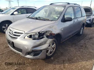 2005 Mazda MPV LX with VIN JM3LW28A650541363, listed as a Copart auction lot 80839384 with 135,407 mi miles and Salvage Title. Bid and sale history available at carsss.com. Image 1.
