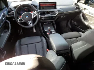 2024 BMW X3 M with VIN 5YM13EC09R9U80334, listed as a Copart auction lot 46071535 with 9,063 mi miles and Salvage Title. Bid and sale history available at carsss.com. Image 8.