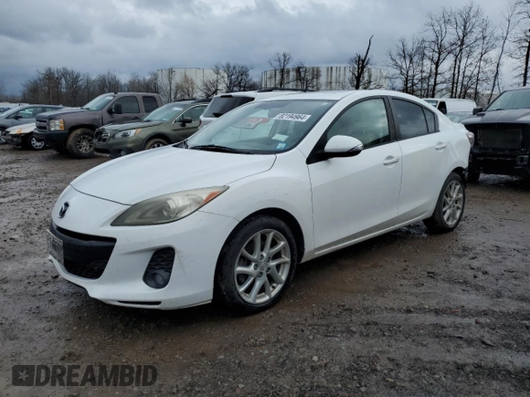 2012 Mazda 3 S Grand Touring with VIN JM1BL1W50C1667173, listed as a Copart auction lot 82194964 with 99,509 mi miles and Salvage Title. Bid and sale history available at DreamBid. Image 1.