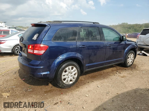 2017 Dodge Journey SE z VIN 3C4PDCAB0HT563603, wystawiony jako Copart lot #56025735 z przebiegiem 118 791 mil mil oraz Szkoda całkowita • Salvage title. Historia ofert i sprzedaży dostępna na DreamBid. Obrazek 3.