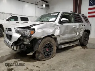 2022 Toyota 4Runner TRD Off Road Premium with VIN JTERU5JR9N5984163, listed as a Copart auction lot 50881445 with 80,183 mi miles and Salvage Title. Bid and sale history available at DreamBid. Image 1.