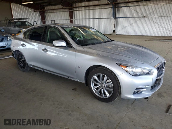 2017 Infiniti Q50 Premium с VIN JN1EV7AP8HM736591, выставлен на аукционе Copart как лот 56949185 с пробегом 52 999 миль миль и Списание • Salvage title. История ставок и продаж доступна на DreamBid. Изображение 4.