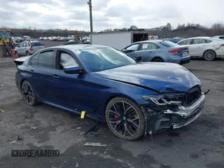 2022 BMW 5 Series M550i xDrive with VIN WBA13BK08NCJ54124, listed as a IAAI auction lot 41977413 with Not provided miles and . Bid and sale history available at DreamBid. Image 1.
