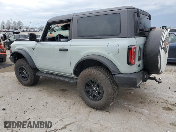 2022 Ford Bronco with VIN 1FMDE5CP1NLB68658, listed as a Copart auction lot 50777015 with 10,203 mi miles and Salvage Title. Bid and sale history available at DreamBid. Image 2.
