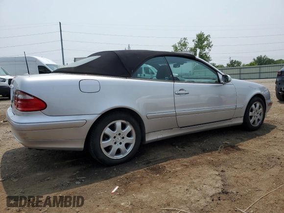 2002 Mercedes-Benz CLK 320/430 z VIN WDBLK65G52T115953, wystawiony jako Copart lot #59510165 z przebiegiem 129 612 mil mil oraz Czysty tytuł • Clean title. Historia ofert i sprzedaży dostępna na DreamBid. Obrazek 3.