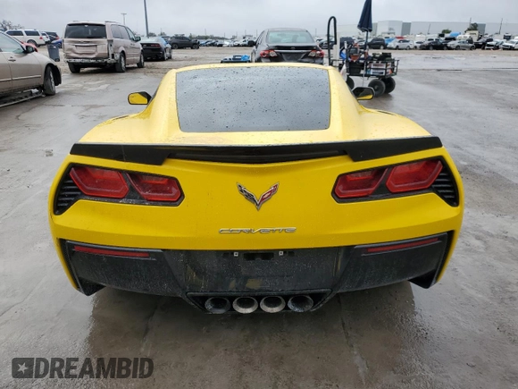 2014 Chevrolet Corvette Z51 2LT with VIN 1G1YJ2D76E5100805, listed as a Copart auction lot 86692374 with Not provided miles and Salvage title. Bid and sale history available at DreamBid. Image 6.