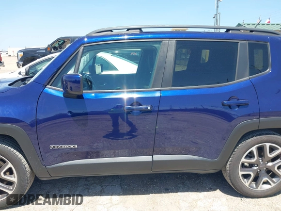 2017 Jeep Renegade Latitude with VIN ZACCJABB0HPG37040, listed as a IAAI auction lot 42082007 with 56,401 mi miles and . Bid and sale history available at DreamBid. Image 14.