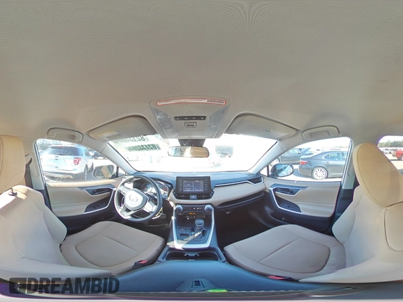 2019 Toyota RAV4 LE with VIN 2T3H1RFV0KW049995, listed as a Copart auction lot 82132064 with 92,624 mi miles and Salvage Title. Bid and sale history available at carsss.com. Image 16.