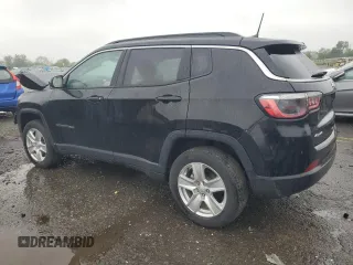 2022 Jeep Compass Latitude с VIN 3C4NJDBB5NT106205, выставлен на аукционе Copart как лот 58038015 с пробегом Не указан миль и Списание • Salvage title. История ставок и продаж доступна на DreamBid. Изображение 2.