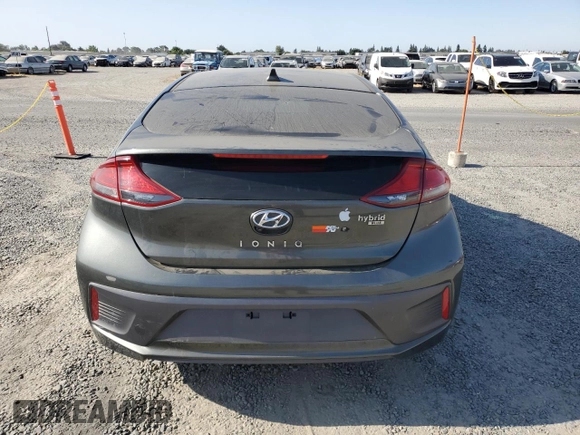 2020 Hyundai Ioniq Blue with VIN KMHC65LC2LU226385, listed as a Copart auction lot 61989965 with 184,834 mi miles and Salvage title. Bid and sale history available at DreamBid. Image 6.