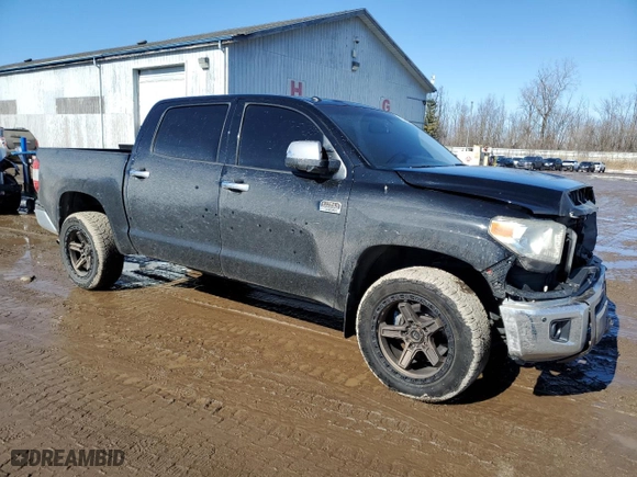 2014 Toyota Tundra 4WD Truck Platinum with VIN 5TFAW5F11EX363566, listed as a Copart auction lot 45972325 with 205,470 mi miles and Salvage Title. Bid and sale history available at carsss.com. Image 4.