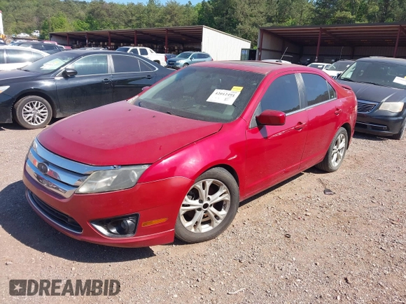 2010 Ford Fusion SE with VIN 3FAHP0HA3AR160599, listed as a IAAI auction lot 42012491 with 208,467 mi miles. Bid and sale history available at carsss.com. Image 2.
