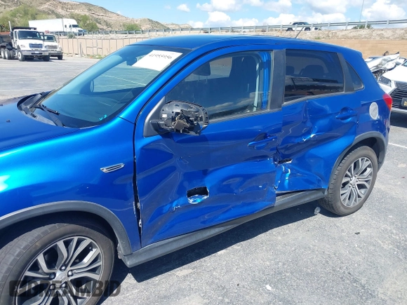 2016 Mitsubishi Outlander Sport 2.0 ES with VIN JA4AP3AU0GZ064591, listed as a IAAI auction lot 41955956 with 110,443 mi miles. Bid and sale history available at carsss.com. Image 6.