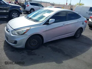 2014 Hyundai Accent GLS with VIN KMHCT4AE9EU688954, listed as a IAAI auction lot 42141664 with 99,041 mi miles. Bid and sale history available at carsss.com. Image 13.
