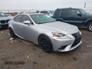 2015 Lexus IS 250 with VIN JTHBF1D28F5069487, listed as a IAAI auction lot 41586241 with 158,891 mi miles and . Bid and sale history available at carsss.com. Image 1.