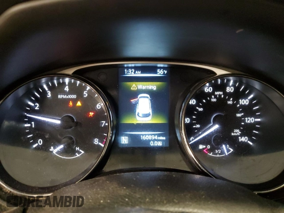 2015 Nissan Rogue SV with VIN 5N1AT2MV3FC886962, listed as a Copart auction lot 48184185 with 160,894 mi miles and Salvage Title. Bid and sale history available at carsss.com. Image 9.