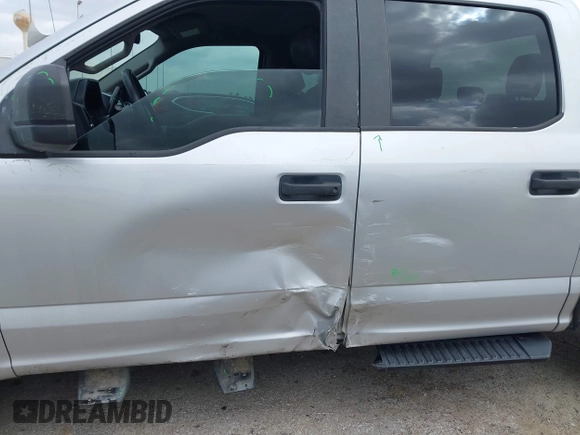 2018 Ford F-150 XL with VIN 1FTEW1CP9JKC79991, listed as a IAAI auction lot 41737265 with 123,655 mi miles and . Bid and sale history available at DreamBid. Image 6.