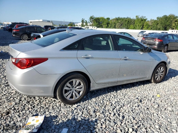2012 Hyundai Sonata GLS PZEV with VIN 5NPEB4AC0CH333838, listed as a Copart auction lot 51878495 with 192,958 mi miles and Non Repairable. Bid and sale history available at carsss.com. Image 3.