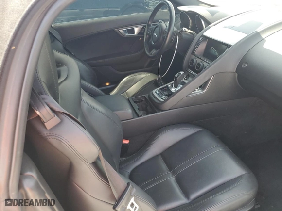 2015 Jaguar F-TYPE V6 with VIN SAJWA6ET2F8K21706, listed as a Copart auction lot 51307725 with 64,080 mi miles and Salvage Title. Bid and sale history available at carsss.com. Image 11.
