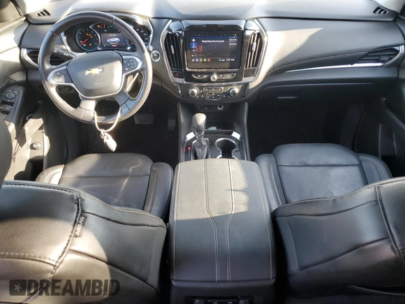 2021 Chevrolet Traverse LT Cloth with VIN 1GNERGKW2MJ132660, listed as a Copart auction lot 52008665 with 49,539 mi miles and Salvage Title. Bid and sale history available at carsss.com. Image 8.