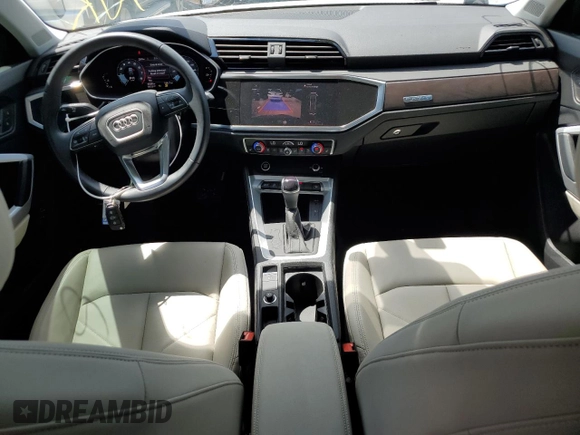 2022 Audi Q3 Premium with VIN WA1AUCF33N1096097, listed as a Copart auction lot 47819003 with 6,838 mi miles. Bid and sale history available at carsss.com. Image 8.