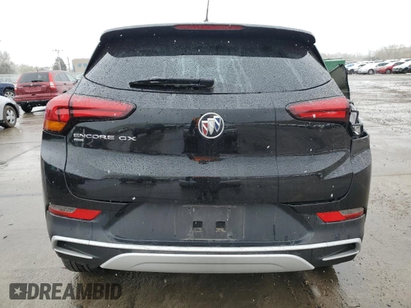 2023 Buick Encore GX Select with VIN KL4MMESL3PB076931, listed as a Copart auction lot 53656105 with 9,700 mi miles and Salvage title. Bid and sale history available at DreamBid. Image 6.