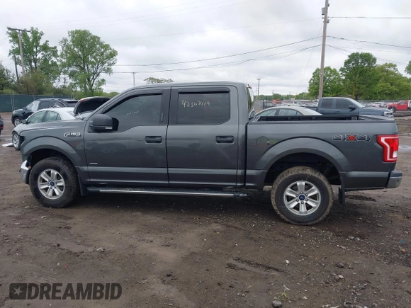 2017 Ford F-150 XL with VIN 1FTEW1EP9HFA85509, listed as a IAAI auction lot 42307019 with 71,113 mi miles and . Bid and sale history available at DreamBid. Image 15.