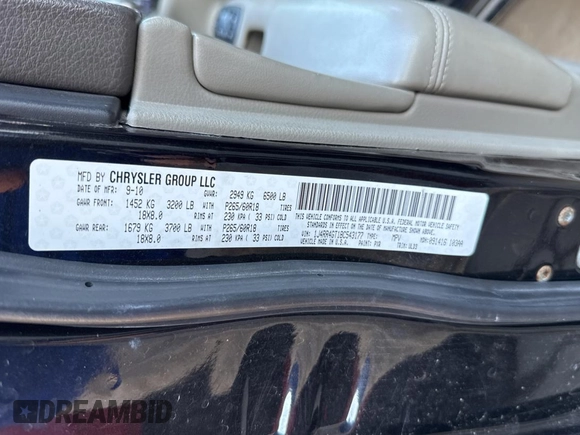 2011 Jeep Grand Cherokee 70th Anniversary with VIN 1J4RR4GT1BC543177, listed as a Copart auction lot 50194155 with 125,957 mi miles and Clean Title. Bid and sale history available at carsss.com. Image 10.