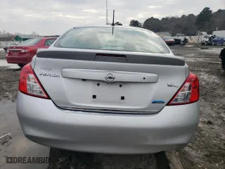 2014 Nissan Versa S Plus with VIN 3N1CN7AP0EL877393, listed as a Copart auction lot 89334115 with 0 mi miles and Salvage Title. Bid and sale history available at carsss.com. Image 6.
