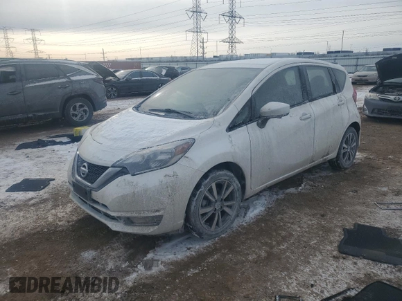 2017 Nissan Note SL with VIN 3N1CE2CPXHL374930, listed as a Copart auction lot 42315365 with 46,363 mi miles and Salvage title. Bid and sale history available at DreamBid. Image 1.