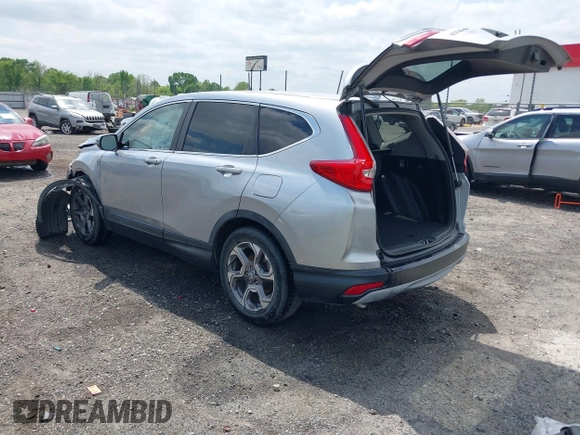 2017 Honda CR-V EX with VIN 7FARW1H53HE031126, listed as a IAAI auction lot 42018103 with 75,312 mi miles. Bid and sale history available at carsss.com. Image 3.