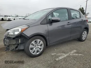 2015 Toyota Yaris L with VIN VNKKTUD32FA044782, listed as a Copart auction lot 53750065 with 72,997 mi miles and Salvage Title. Bid and sale history available at DreamBid. Image 1.