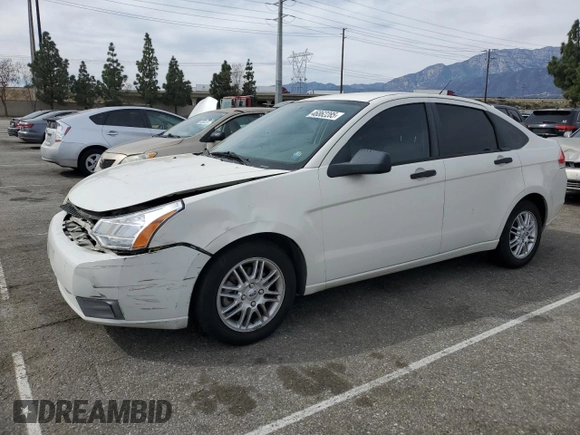 2009 Ford Focus SE with VIN 1FAHP35N89W160681, listed as a Copart auction lot 46862285 with 105,660 mi miles and Salvage Title. Bid and sale history available at carsss.com. Image 1.