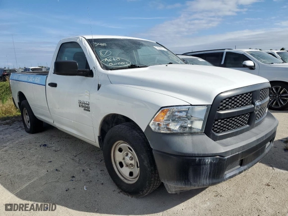 2019 Ram 1500 Classic Tradesman with VIN 3C6JR6DG5KG708125, listed as a Copart auction lot 83924524 with 0 mi miles and Salvage Title. Bid and sale history available at carsss.com. Image 4.