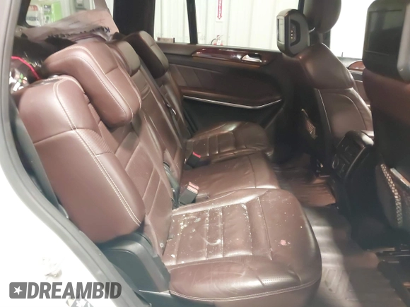 2015 Mercedes-Benz GL-Class GL 63 AMG with VIN 4JGDF7EE8FA448000, listed as a IAAI auction lot 41299617 with 124,456 mi miles. Bid and sale history available at carsss.com. Image 8.